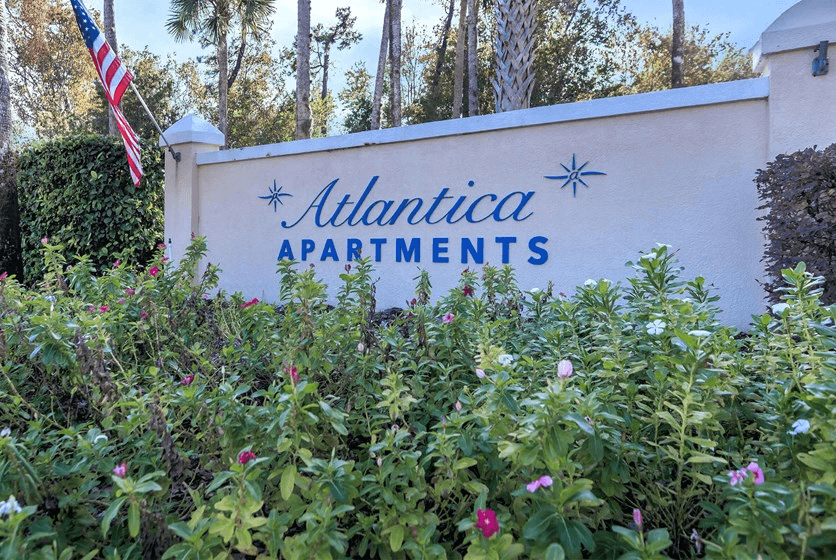 Atlantica Monument Sign