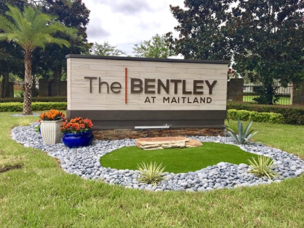 Bentley Monument Sign